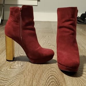 Platform Chunky Heel Booties
